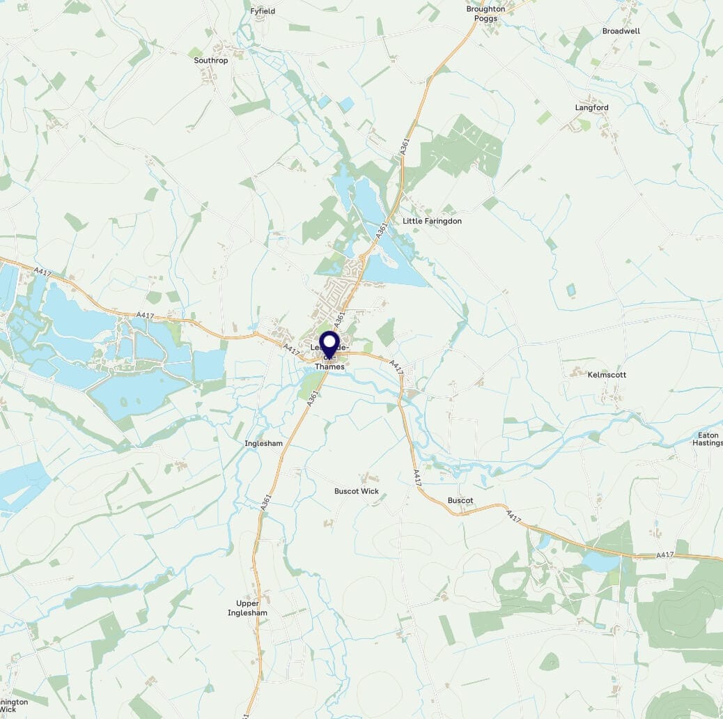 Map of Lechlade