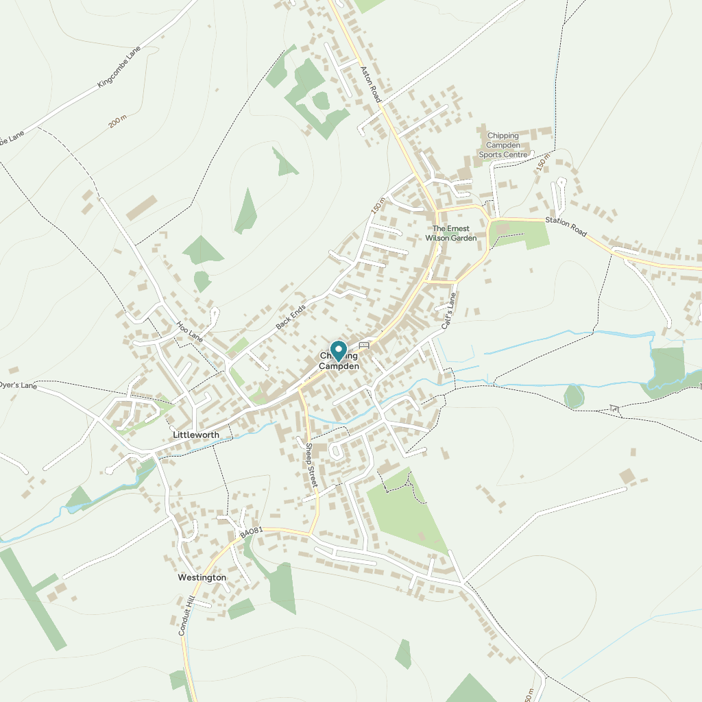 Map of Chipping Campden
